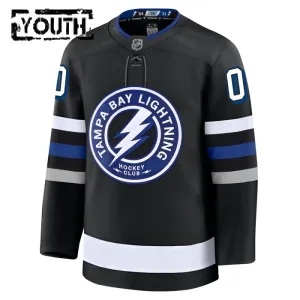 Fanatics Tampa Bay Lightning Personalisiert 24/25 Alternate Premium Trikot - Kinder (Schwarz)