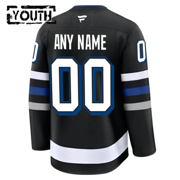Fanatics Tampa Bay Lightning Personalisiert 24/25 Alternate Premium Trikot - Kinder (Schwarz)