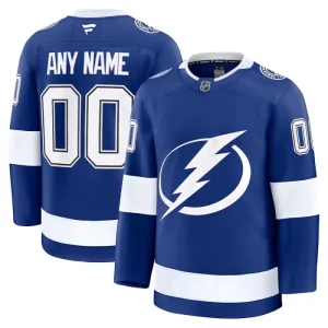 Fanatics Tampa Bay Lightning Personalisiert 24/25 Home Premium Trikot - Herren (Blau)