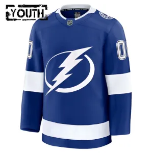 Fanatics Tampa Bay Lightning Personalisiert 24/25 Home Premium Trikot - Kinder (Blau)