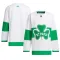 Adidas Toronto Maple Leafs St Patricks Personalisiert Authentic Trikot - Herren (Weiss)
