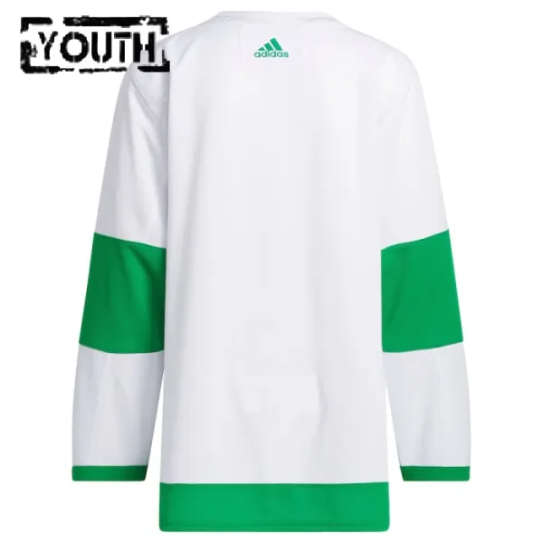 Adidas Toronto Maple Leafs St Patricks Personalisiert Authentic Trikot - Kinder (Weiss)