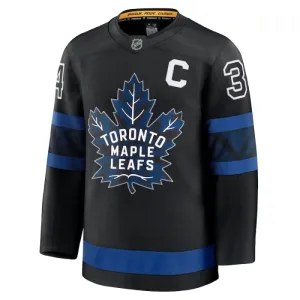 Fanatics Toronto Maple Leafs Auston Matthews 24/25 Alternate Premium Trikot - Herren (Schwarz)