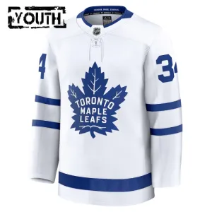 Fanatics Toronto Maple Leafs Auston Matthews 24/25 Away Premium Trikot - Kinder (Weiss)