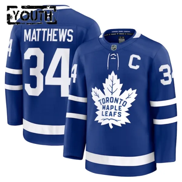 Fanatics Toronto Maple Leafs Auston Matthews 24/25 Home Premium Trikot - Kinder (Blau) Fanatics Toronto Maple Leafs Auston Matthews 24/25 Home Premium Trikot - Kinder (Blau)