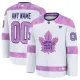 Fanatics Toronto Maple Leafs Hockey Fights Cancer Personalisiert 24/25 Practice Trikot - Herren (Weiss) Fanatics Toronto Maple Leafs Hockey Fights Cancer Personalisiert 24/25 Practice Trikot - Herren (Weiss)