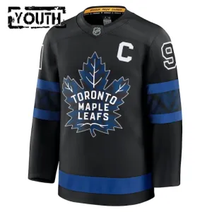 Fanatics Toronto Maple Leafs John Tavares 24/25 Alternate Premium Trikot - Kinder (Schwarz)