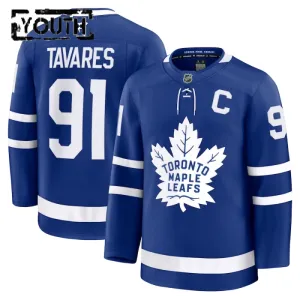 Fanatics Toronto Maple Leafs John Tavares 24/25 Home Premium Trikot - Kinder (Blau)