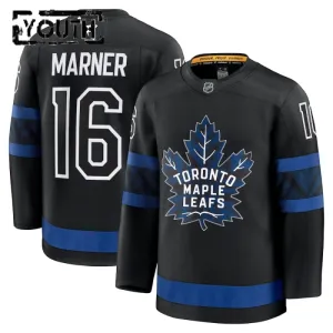 Fanatics Toronto Maple Leafs Mitch Marner 24/25 Alternate Premium Trikot - Kinder (Schwarz)
