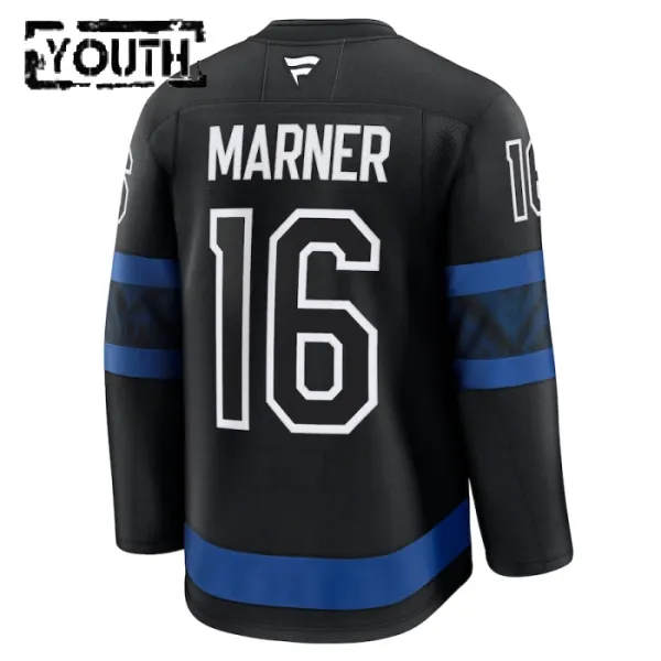 Fanatics Toronto Maple Leafs Mitch Marner 24/25 Alternate Premium Trikot - Kinder (Schwarz)