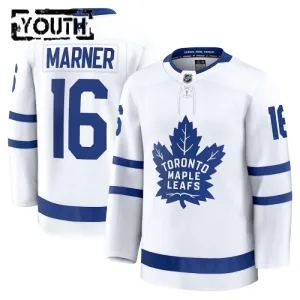 Fanatics Toronto Maple Leafs Mitch Marner 24/25 Away Premium Trikot - Kinder (Weiss)