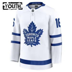 Fanatics Toronto Maple Leafs Mitch Marner 24/25 Away Premium Trikot - Kinder (Weiss)