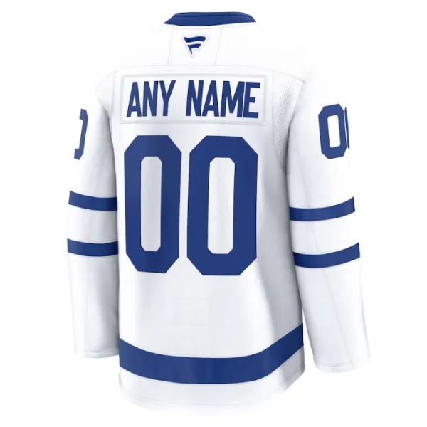 Fanatics Toronto Maple Leafs Personalisiert 24/25 Away Premium Trikot - Herren (Weiss)