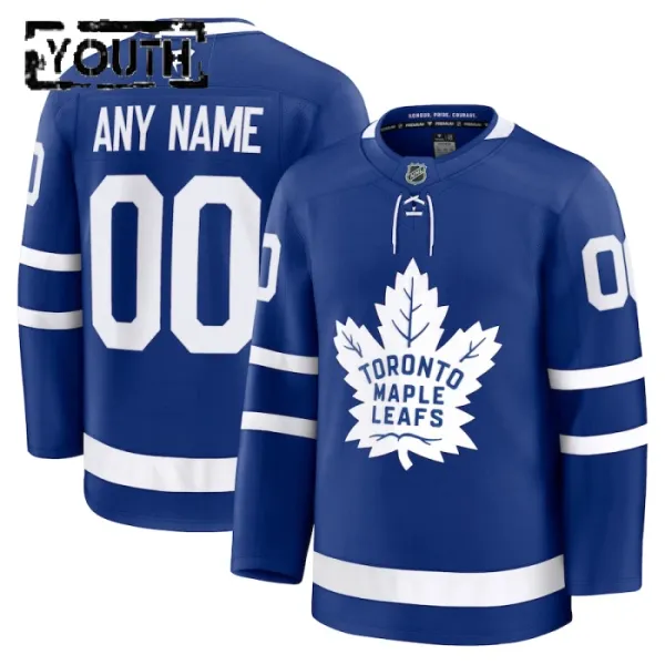 Fanatics Toronto Maple Leafs Personalisiert 24/25 Home Premium Trikot - Kinder (Blau) Fanatics Toronto Maple Leafs Personalisiert 24/25 Home Premium Trikot - Kinder (Blau)