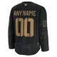 Fanatics Toronto Maple Leafs Personalisiert 24/25 Military Appreciation Practice Trikot - Herren (Schwarz)
