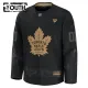 Fanatics Toronto Maple Leafs Personalisiert 24/25 Military Appreciation Practice Trikot - Kinder (Schwarz)