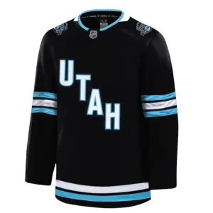 Fanatics Utah Hockey Club Personalisiert 24/25 Home Premium Trikot - Herren (Schwarz) Fanatics Utah Hockey Club Personalisiert 24/25 Home Premium Trikot - Herren (Schwarz)