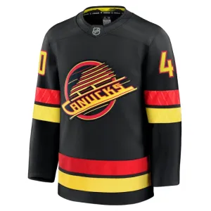 Fanatics Vancouver Canucks Elias Pettersson 24/25 Alternate Premium Trikot - Herren (Schwarz)