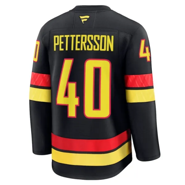 Fanatics Vancouver Canucks Elias Pettersson 24/25 Alternate Premium Trikot - Herren (Schwarz)
