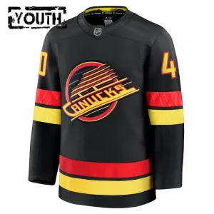 Fanatics Vancouver Canucks Elias Pettersson 24/25 Alternate Premium Trikot - Kinder (Schwarz)