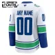 Fanatics Vancouver Canucks Personalisiert 24/25 Away Premium Trikot - Kinder (Weiss)