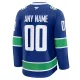 Fanatics Vancouver Canucks Personalisiert 24/25 Home Premium Trikot - Herren (Blau)