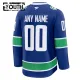 Fanatics Vancouver Canucks Personalisiert 24/25 Home Premium Trikot - Kinder (Blau)