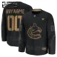 Fanatics Vancouver Canucks Personalisiert 24/25 Military Appreciation Practice Trikot - Kinder (Schwarz) Fanatics Vancouver Canucks Personalisiert 24/25 Military Appreciation Practice Trikot - Kinder (Schwarz)
