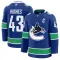 Fanatics Vancouver Canucks Quinn Hughes 24/25 Home Premium Trikot - Herren (Blau)