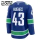 Fanatics Vancouver Canucks Quinn Hughes 24/25 Home Premium Trikot - Kinder (Blau)