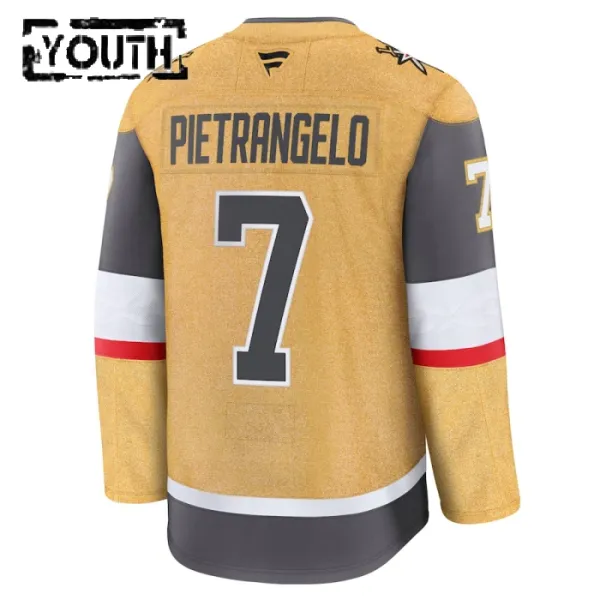 Fanatics Vegas Golden Knights Alex Pietrangelo 24/25 Home Premium Trikot - Kinder
