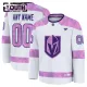Fanatics Vegas Golden Knights Hockey Fights Cancer Personalisiert 24/25 Practice Trikot - Kinder (Weiss) Fanatics Vegas Golden Knights Hockey Fights Cancer Personalisiert 24/25 Practice Trikot - Kinder (Weiss)