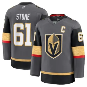 Fanatics Vegas Golden Knights Mark Stone 24/25 Alternate Premium Trikot - Herren (Grau)