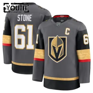 Fanatics Vegas Golden Knights Mark Stone 24/25 Alternate Premium Trikot - Kinder (Grau)