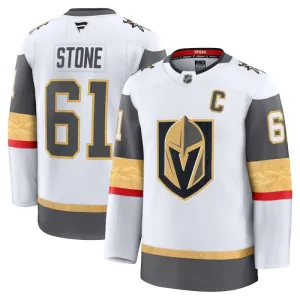 Fanatics Vegas Golden Knights Mark Stone 24/25 Away Premium Trikot - Herren (Weiss)