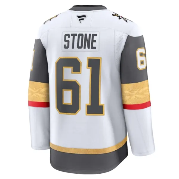 Fanatics Vegas Golden Knights Mark Stone 24/25 Away Premium Trikot - Herren (Weiss)