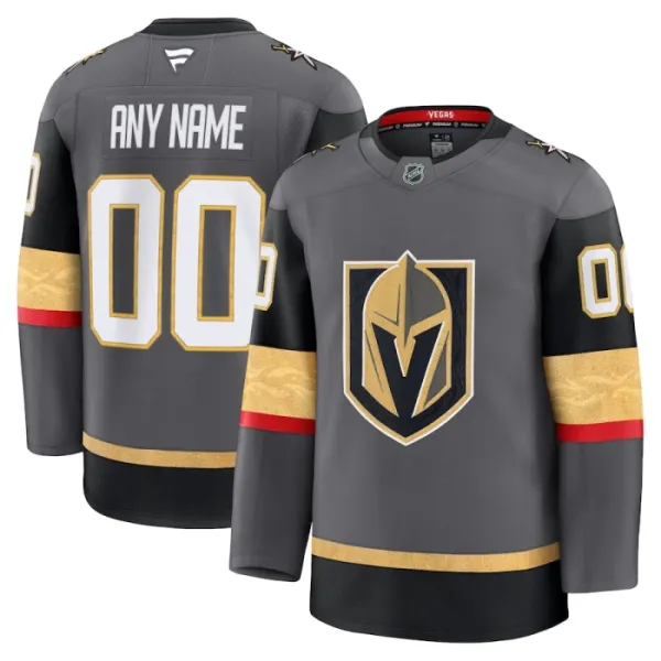 Fanatics Vegas Golden Knights Personalisiert 24/25 Alternate Premium Trikot - Herren (Grau) Fanatics Vegas Golden Knights Personalisiert 24/25 Alternate Premium Trikot - Herren (Grau)