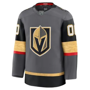 Fanatics Vegas Golden Knights Personalisiert 24/25 Alternate Premium Trikot - Herren (Grau)