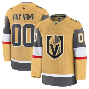 Fanatics Vegas Golden Knights Personalisiert 24/25 Home Premium Trikot - Herren