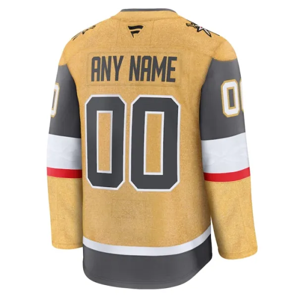 Fanatics Vegas Golden Knights Personalisiert 24/25 Home Premium Trikot - Herren