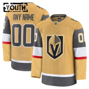 Fanatics Vegas Golden Knights Personalisiert 24/25 Home Premium Trikot - Kinder
