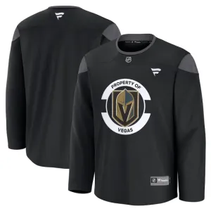 Fanatics Vegas Golden Knights Team Personalisiert 24/25 Practice Trikot - Herren (Schwarz)