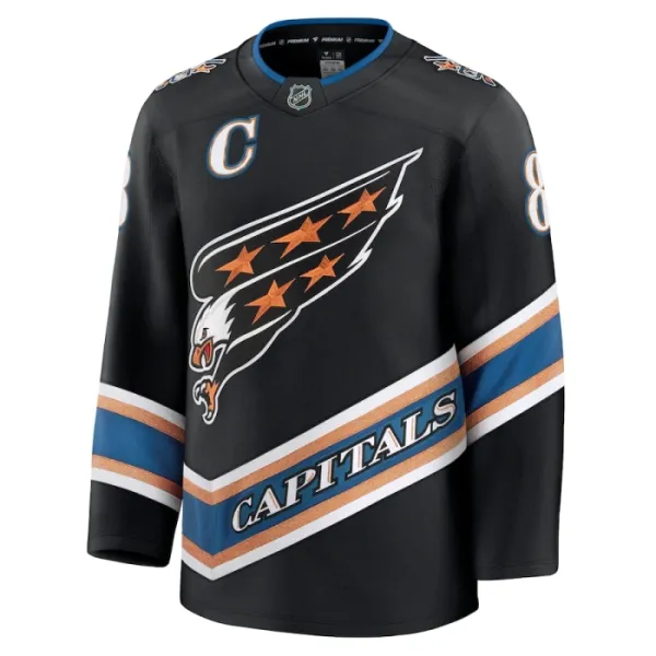 Fanatics Washington Capitals Alexander Ovechkin 24/25 Alternate Premium Trikot - Herren (Schwarz)