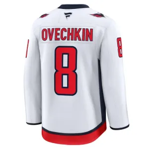 Fanatics Washington Capitals Alexander Ovechkin 24/25 Away Premium Trikot - Herren (Weiss)