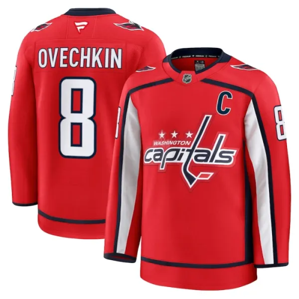 Fanatics Washington Capitals Alexander Ovechkin 24/25 Home Premium Trikot - Herren (Rot) Fanatics Washington Capitals Alexander Ovechkin 24/25 Home Premium Trikot - Herren (Rot)