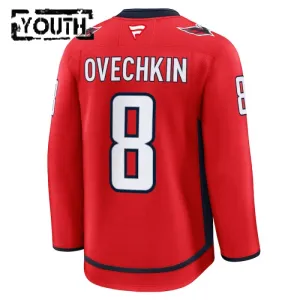 Fanatics Washington Capitals Alexander Ovechkin 24/25 Home Premium Trikot - Kinder (Rot)