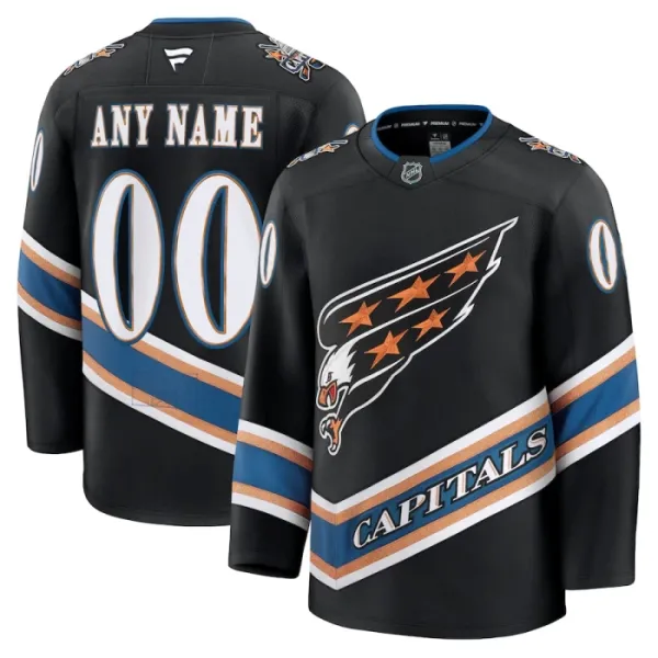 Fanatics Washington Capitals Personalisiert 24/25 Alternate Premium Trikot - Herren (Schwarz) Fanatics Washington Capitals Personalisiert 24/25 Alternate Premium Trikot - Herren (Schwarz)