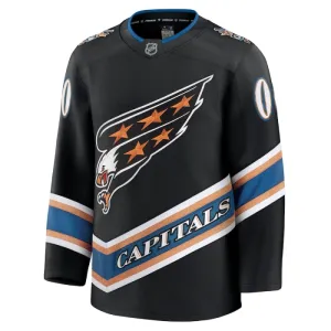 Fanatics Washington Capitals Personalisiert 24/25 Alternate Premium Trikot - Herren (Schwarz)