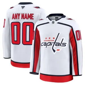 Fanatics Washington Capitals Personalisiert 24/25 Away Premium Trikot - Herren (Weiss) Fanatics Washington Capitals Personalisiert 24/25 Away Premium Trikot - Herren (Weiss)