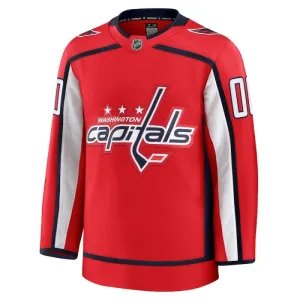 Fanatics Washington Capitals Personalisiert 24/25 Home Premium Trikot - Herren (Rot)